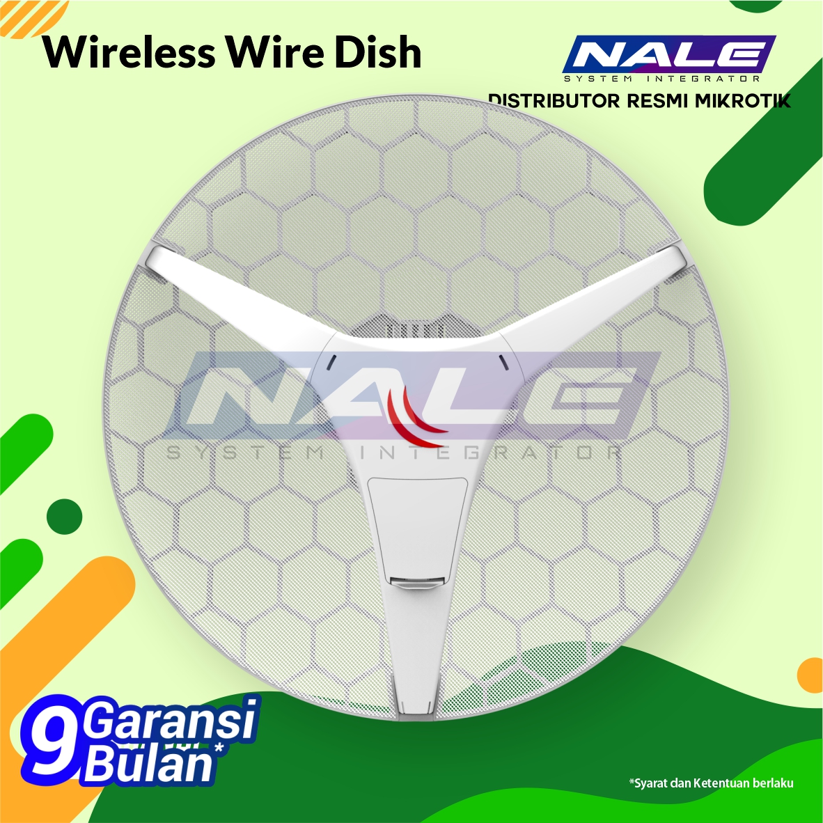 SLOTNE - Wireless Wire Dish - 02 Mikrotik Wireless Wire Dish - Gambar 2